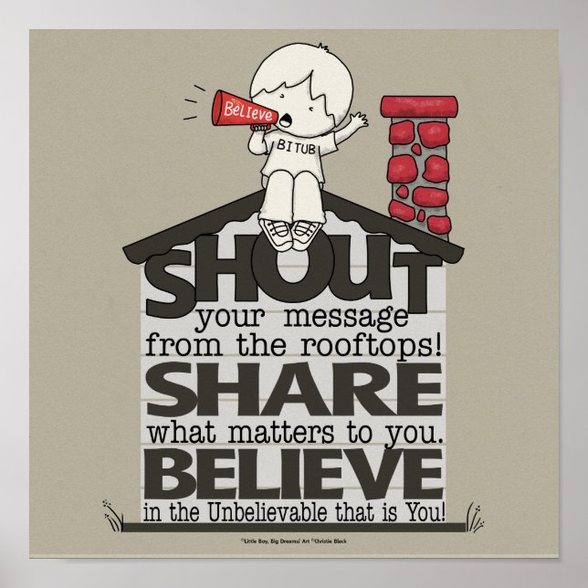 Shout from the Rooftops Poster (Front)