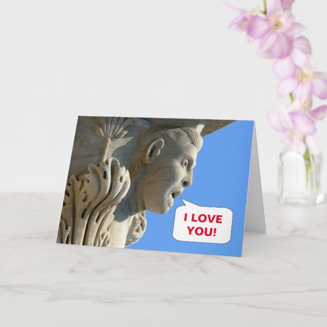 Shout it out loud! - Tower of Pisa, Italy - card (Orchid)