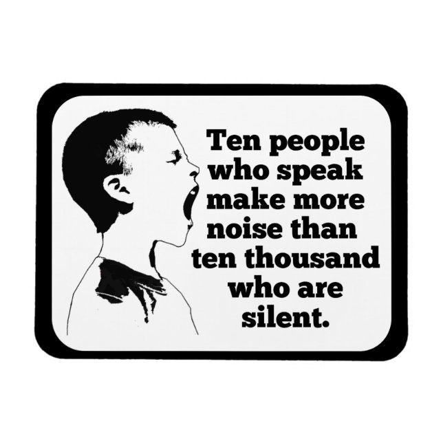 "Shout" Magnet (Horizontal)