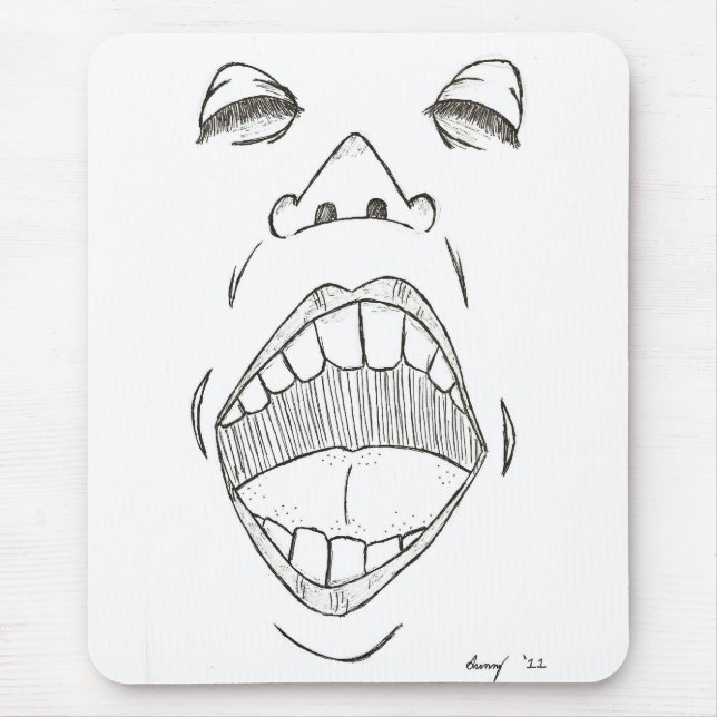 "Shout" Mousepad (Front)