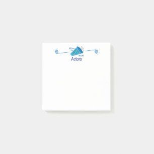 Shout Out for Actors Post-it Notes