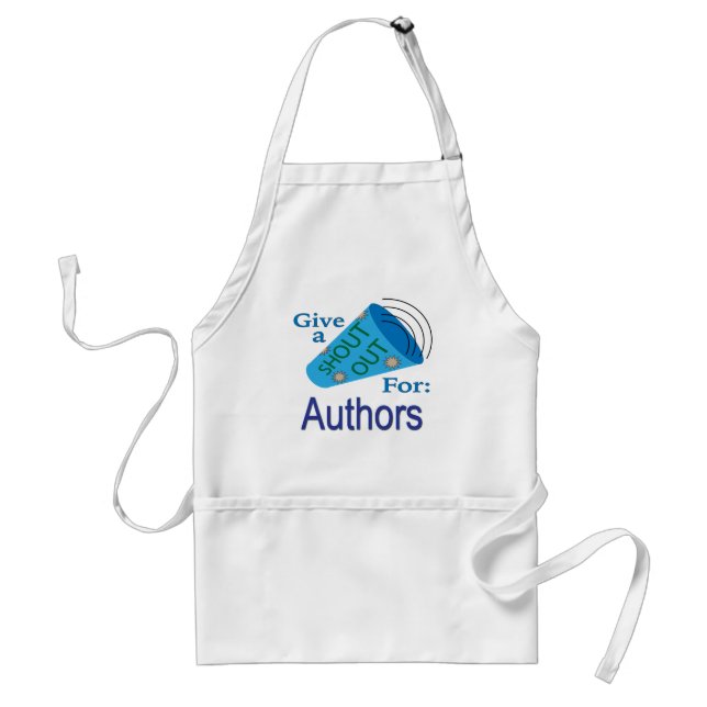 Shout Out for Authors Standard Apron (Front)