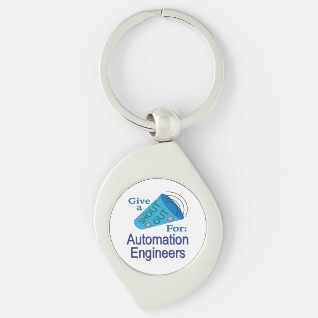 Shout Out for Automation Engineers Key Ring (Front)