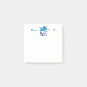 Shout Out for Bank Tellers Post-it Notes