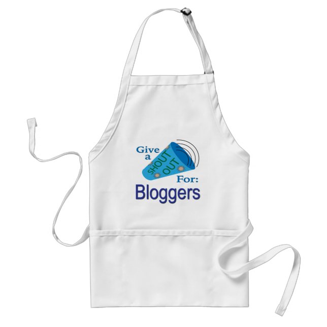 Shout Out for Bloggers Standard Apron (Front)