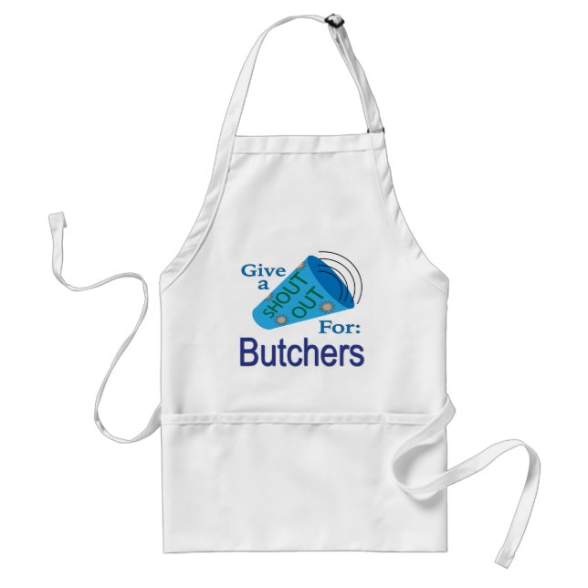 Shout Out for Butchers Standard Apron (Front)
