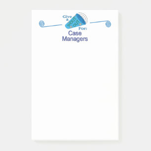 Shout Out for Case Managers Post-it Notes