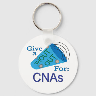 Shout Out for CNAs Key Ring