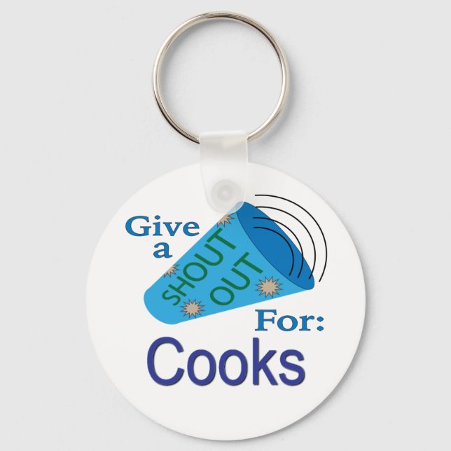 Shout Out for Cooks Key Ring (Front)