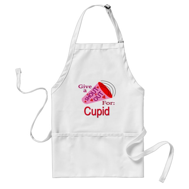 Shout Out for Cupid Standard Apron (Front)