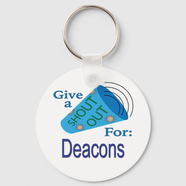 Shout Out for Deacons Key Ring (Front)
