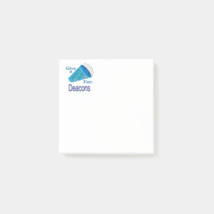 Shout Out for Deacons Post-it Notes