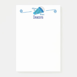 Shout Out for Deacons Post-it Notes