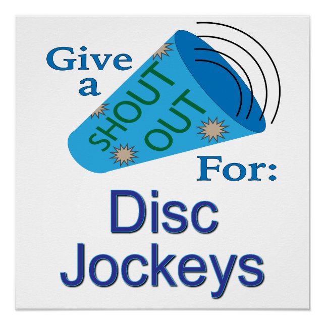 Shout Out for Disc Jockeys Poster (Front)