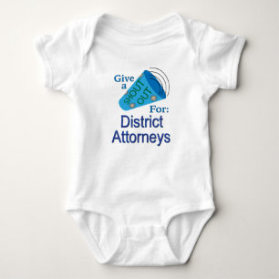 Shout Out for District Attorneys Baby Bodysuit