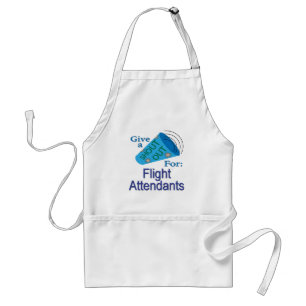 Shout Out for Flight Attendants Standard Apron