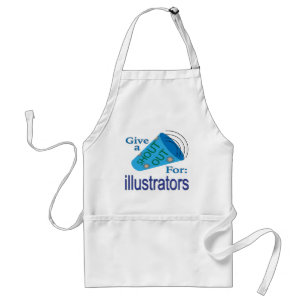 Shout Out for illustrators Standard Apron