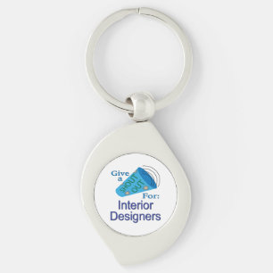 Shout Out for Interior Designers Key Ring