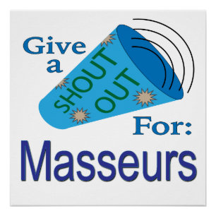 Shout Out for Masseurs Poster