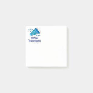Shout Out for Medical Technologists Post-it Notes