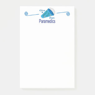 Shout Out for Paramedics Post-it Notes