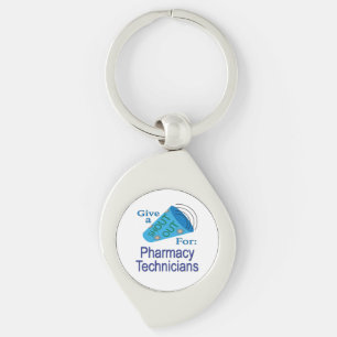 Shout Out for Pharmacy Technicians Key Ring