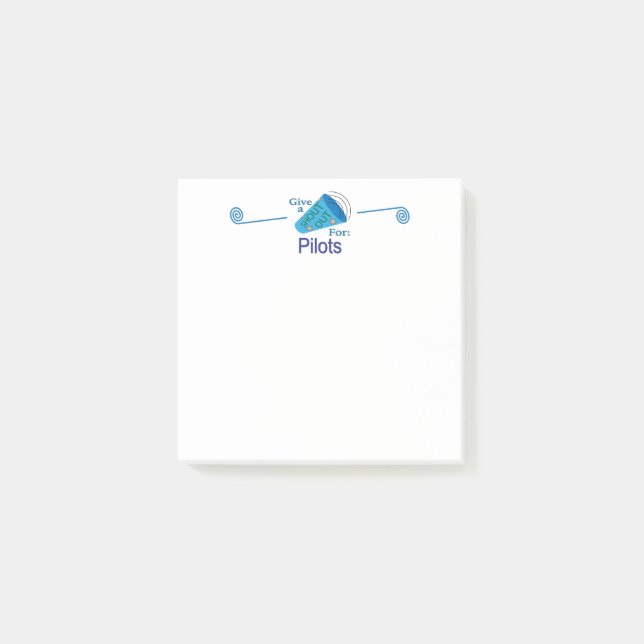 Shout Out for Pilots Post-it Notes (Front)