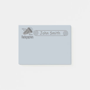 Shout Out for Radiographers 4x3 Post-it Notes