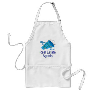 Shout Out for Real Estate Agents Standard Apron
