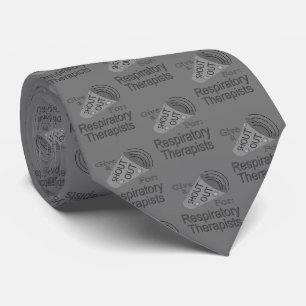 Shout Out for Respiratory Therapists Tie