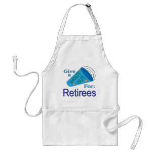 Shout Out for Retirees Standard Apron