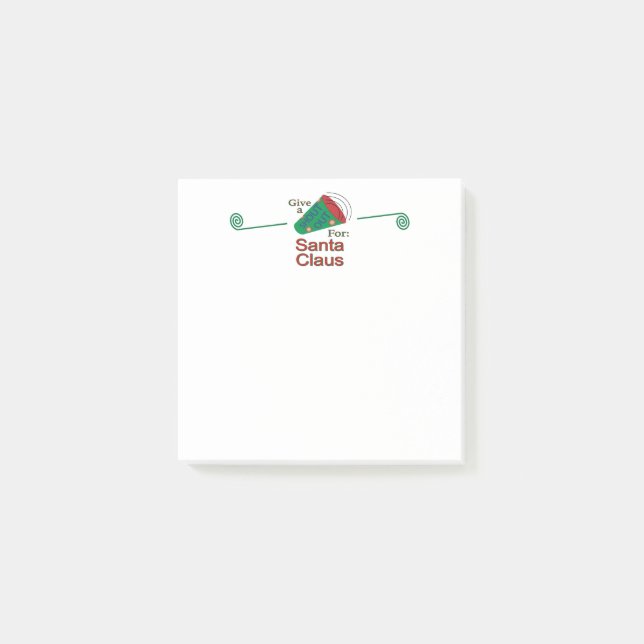 Shout Out for Santa Claus Post-it Notes (Front)