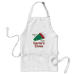Shout Out for Santa's Elves Standard Apron