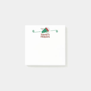 Shout Out for Santa's Helpers Post-it Notes