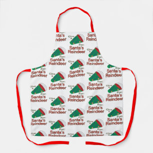 Shout Out for Santa's Reindeer Apron