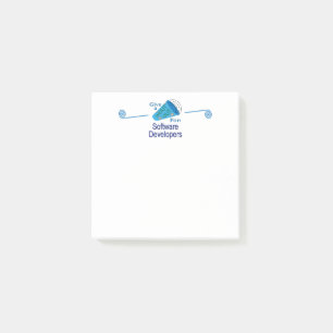 Shout Out for Software Developers Post-it Notes