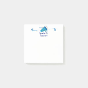 Shout Out for Special Ed Teachers Post-it Notes