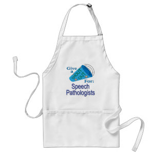 Shout Out for Speech Pathologists Standard Apron