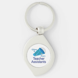 Shout Out for Teacher Assistants Key Ring