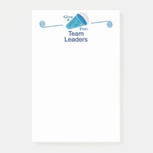 Shout Out for Team Leaders Post-it Notes