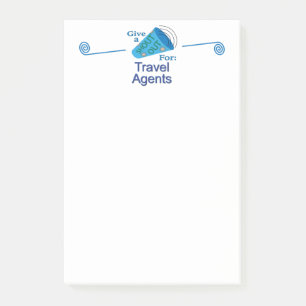 Shout Out for Travel Agents Post-it Notes