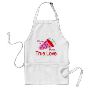 Shout Out for True Love Standard Apron
