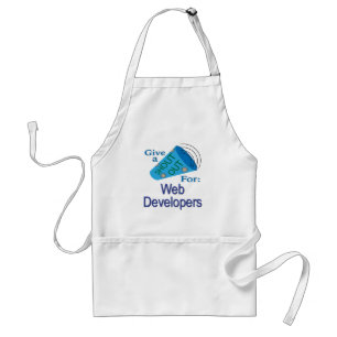 Shout Out for Web Developers Standard Apron