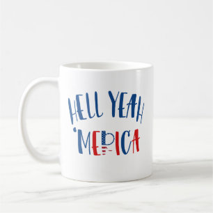Shout Out To America Mug - Patriotic USA Pride