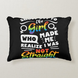Shout Out to The Girl Lesbian Pride LGBT T Shirt G Decorative Cushion