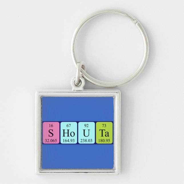 Shouta periodic table name keyring (Front)
