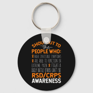 Shoutout To The People Rsdcrps Warrior Team Orange Key Ring