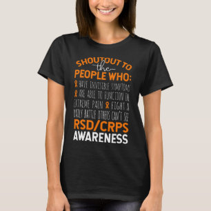 Shoutout To The People Rsdcrps Warrior Team Orange T-Shirt
