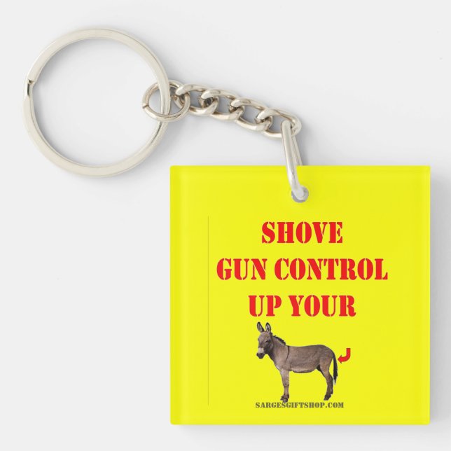 SHOVE GUN CONTROL KEY RING (Front)
