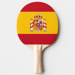 shovel table tennis Spanish flag Ping Pong Paddle